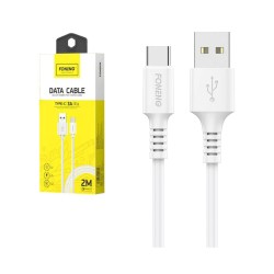 Foneng Type C Data Cable X11 3A 2m White Foneng Type C Data Cable X11 3A 2m White